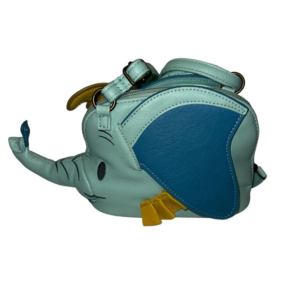 Disney Parks Passport Collection Dumbo Faux Leather Crossbody Bag New with Tags - Picture 4 of 10